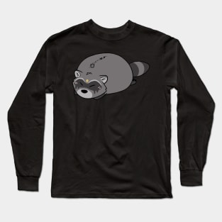 Lazy Raccoon Long Sleeve T-Shirt